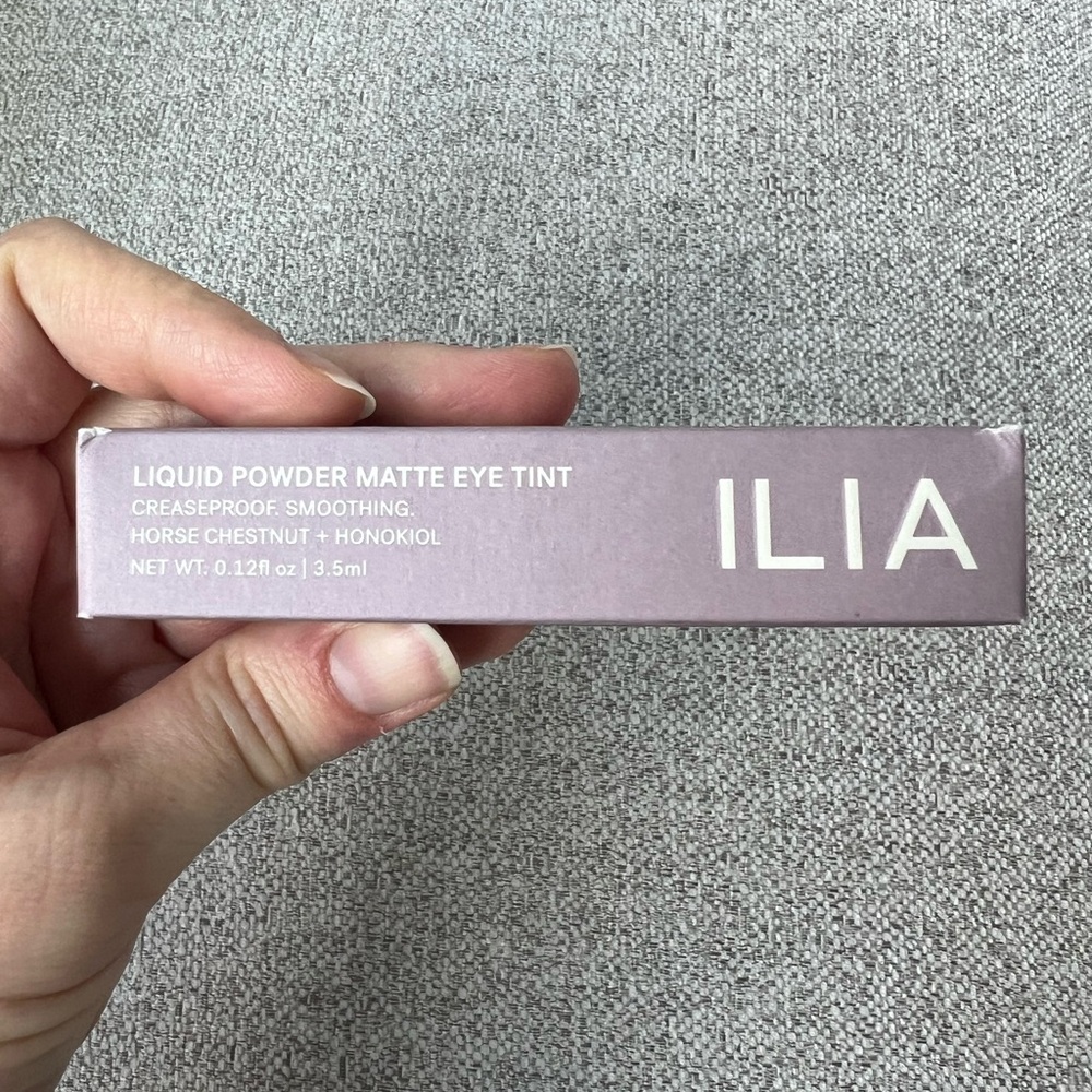 Ilia Liquid Powder Eye Tint in “Tannin”